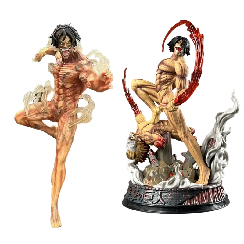 

40cm Attack On Titan Anime Figure The Armored Titan Action Figure Eren Jager Figurine Model Doll Pvc Statue Collection Toy Gift