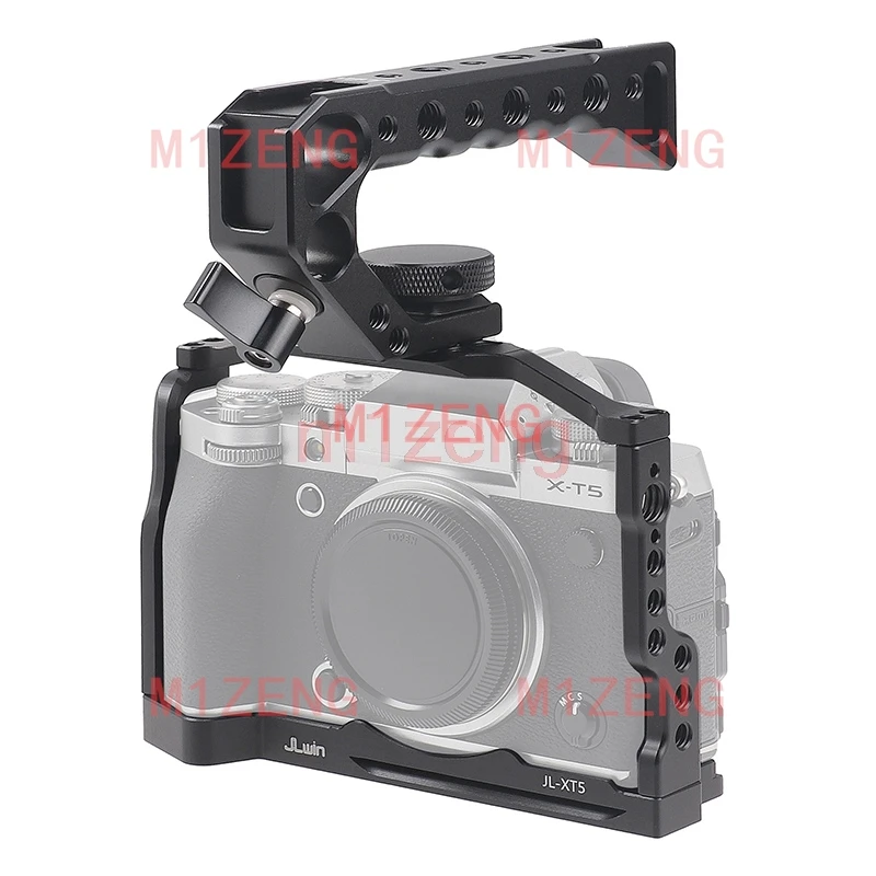 

Quick Release Rabbit cage Rig Handle Arm support bracket Stabilizer hotshoe for fujifilm X-T5 xt5 camera tripod