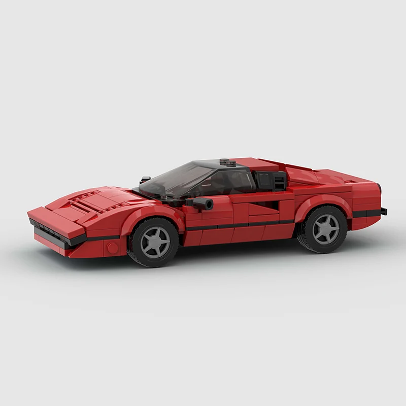 

Гоночный автомобиль MOC 308 GTB технический F1, гоночная модель автомобиля, строительный блок, скоростные чемпионы, Супер гоночный кирпич, рождественский подарок, город