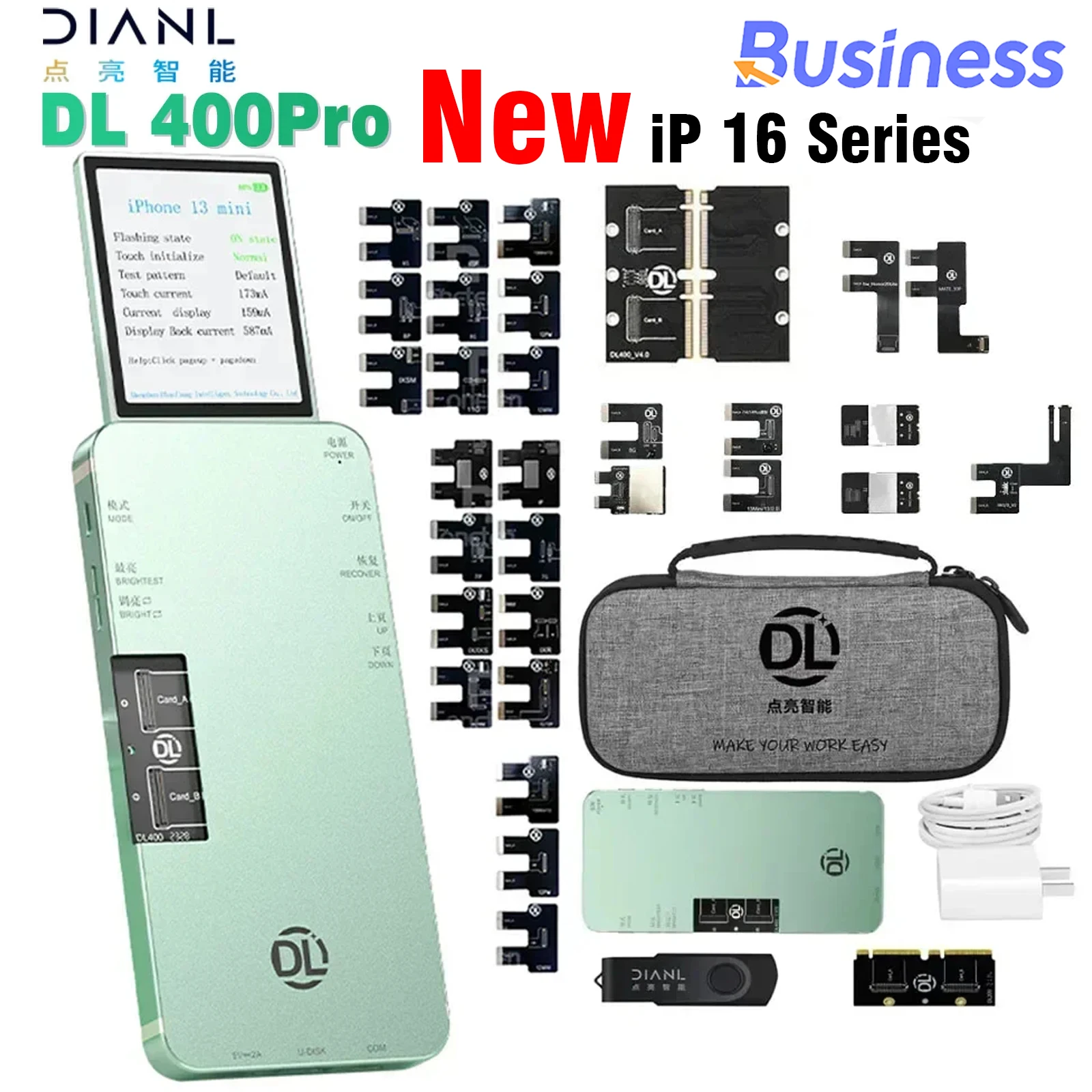 DL 400Pro LCD Screen Tester for iPhone, Samsung, Huawei, OPPO, Vivo