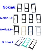 SIM Card SD Card Tray chip slot drawer Holder For Nokia 6 6.1+ 6.2 6.1Plus X6 TA-1000 TA-1016 TA-1099 TA-1083 SIM Card tray Slot