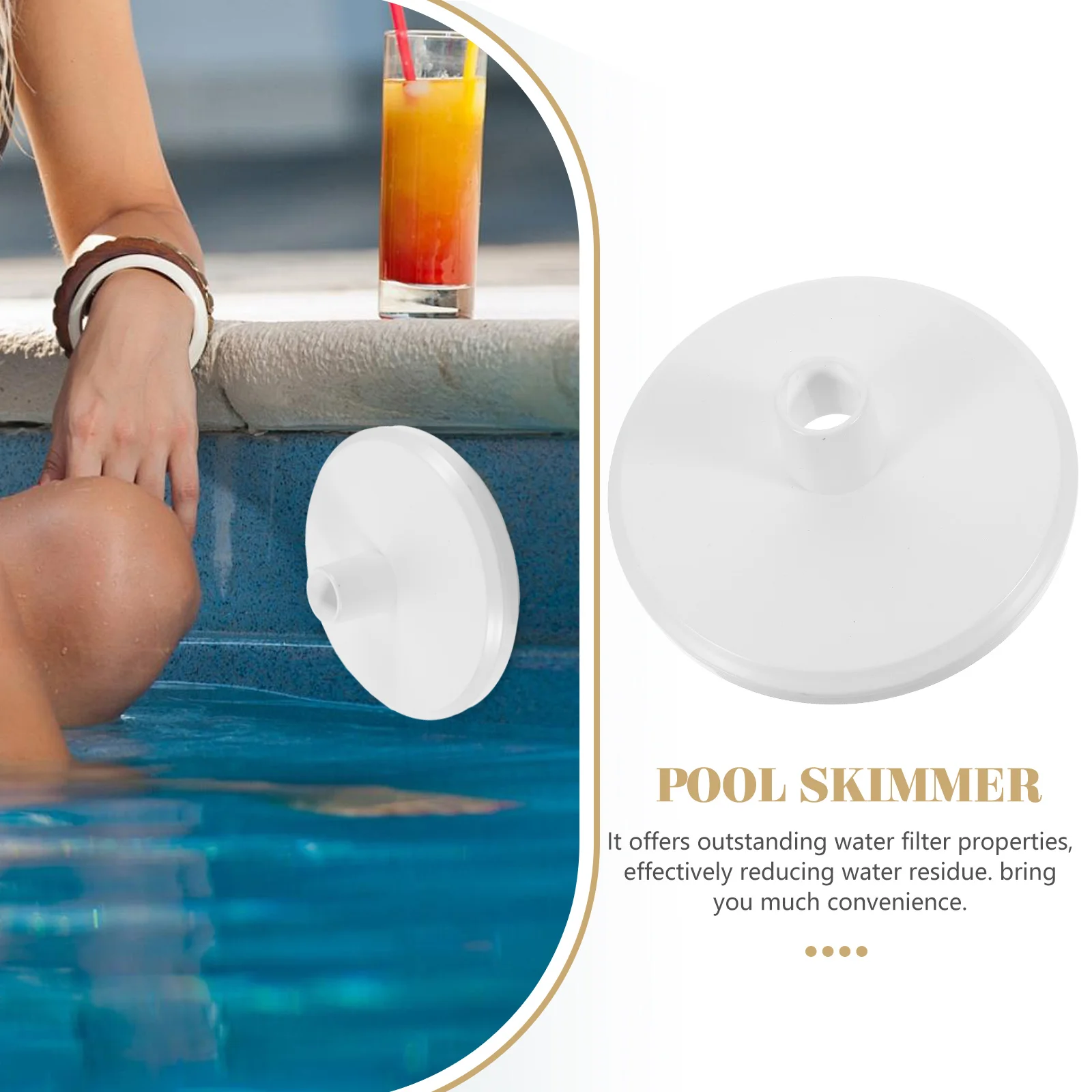 

Durable Replacement Accessories for Pool Skimmer Door Flap SP1082 1084 1085 1075 Baffle White Plastic Swimming Pool Supplies