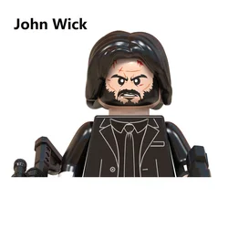 WM830 John Wick Building Blocks Mini Action Figure Toys