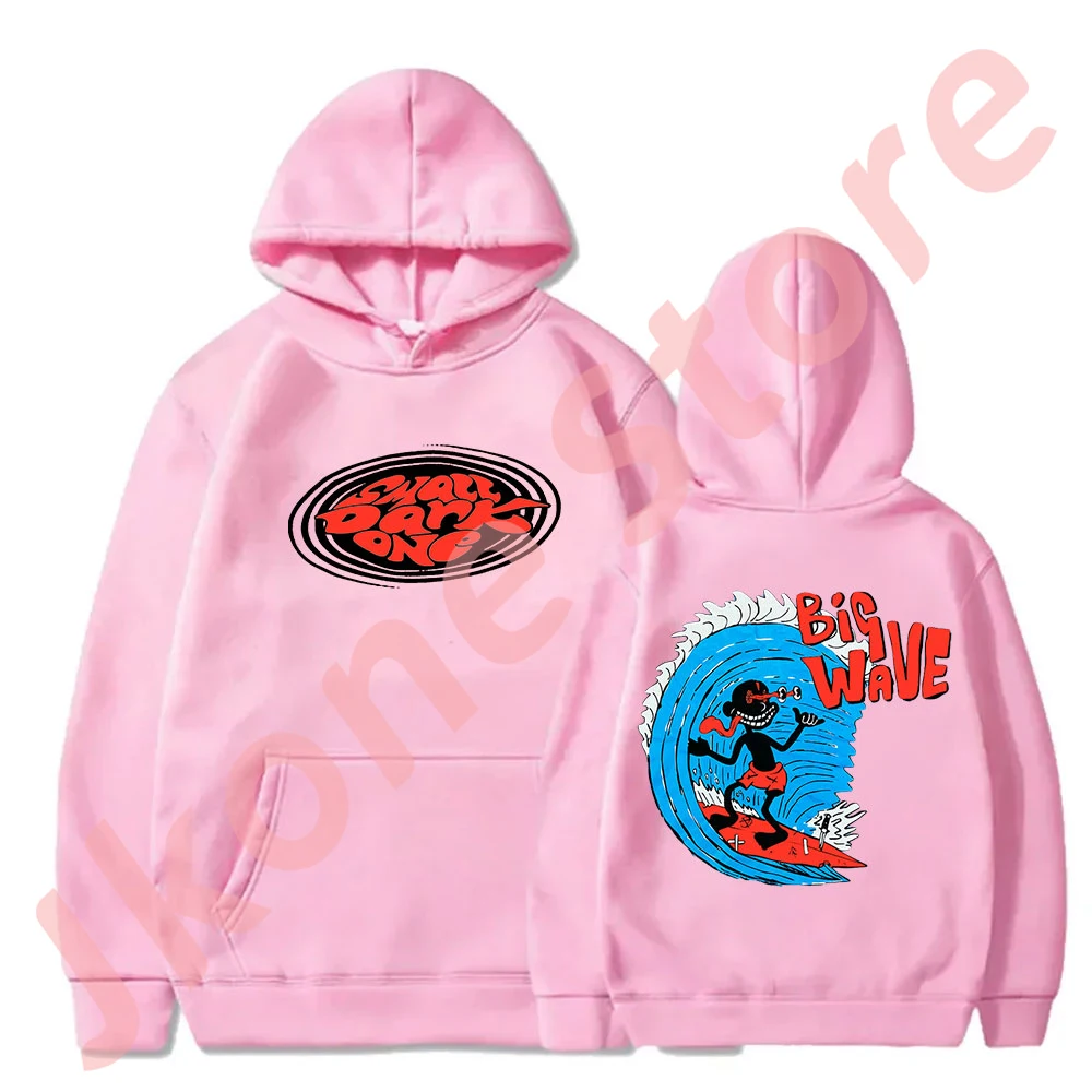 Lil Darkie Vintage Big Wave Hoodies 2024 Tour Merchandise Sweatshirts Vrouwen Herenmode Hiphop Streetwear Pullovers