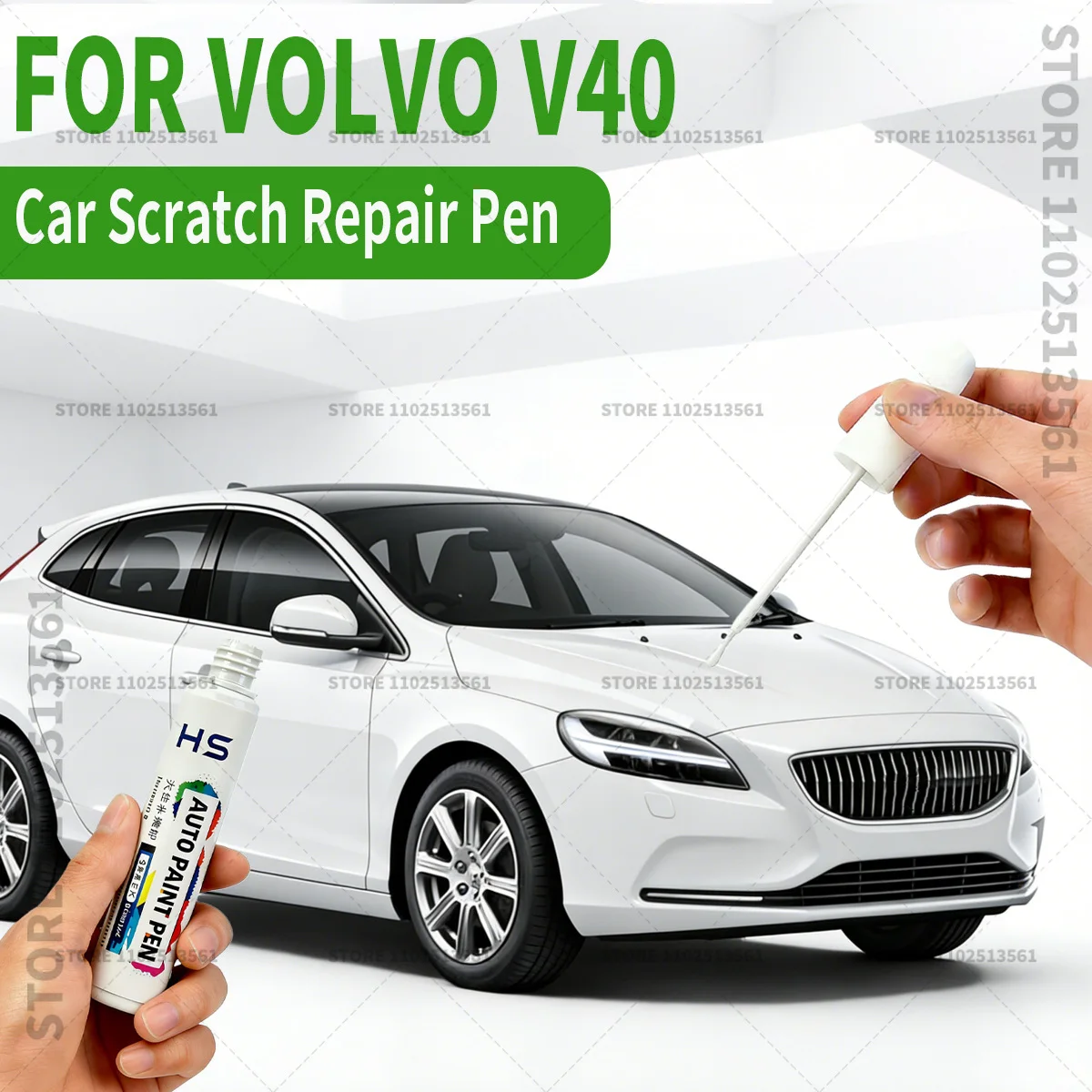 

Карандаш для ремонта автомобильной краски, средство для удаления царапин, аксессуары для авто, DIY, коричневый 712, синий 713, 721, бронзовый, белый 721, для VOLVO V40