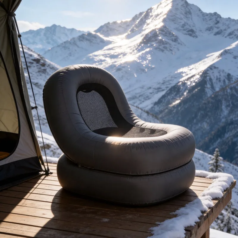 

Inflatable suspension chair, outdoor camping light home, air pump