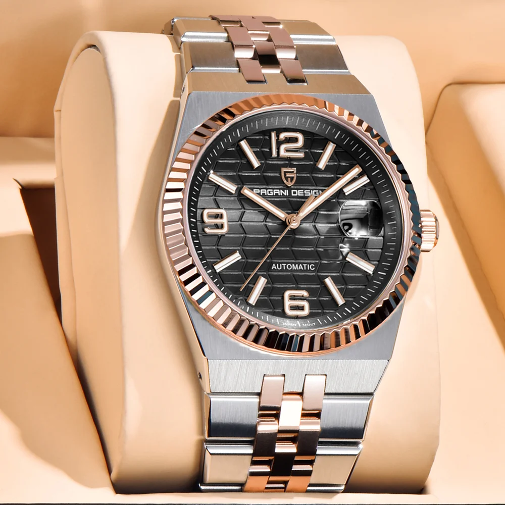 

2025PAGANI DESIGN новые роскошные деловые мужские механические часы мужские автоматические часы из нержавеющей стали 100 м водонепроницаемая подарочная коробка