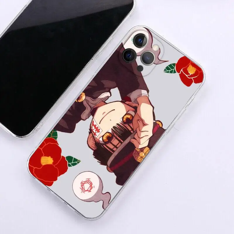 Japan Cartoon Animation Toilet Bound Hanako Kun TPU Case for iPhone 13 11 12 Mini Pro X XS XR Max 7 8 6 Plus SE 2020 Back Cove