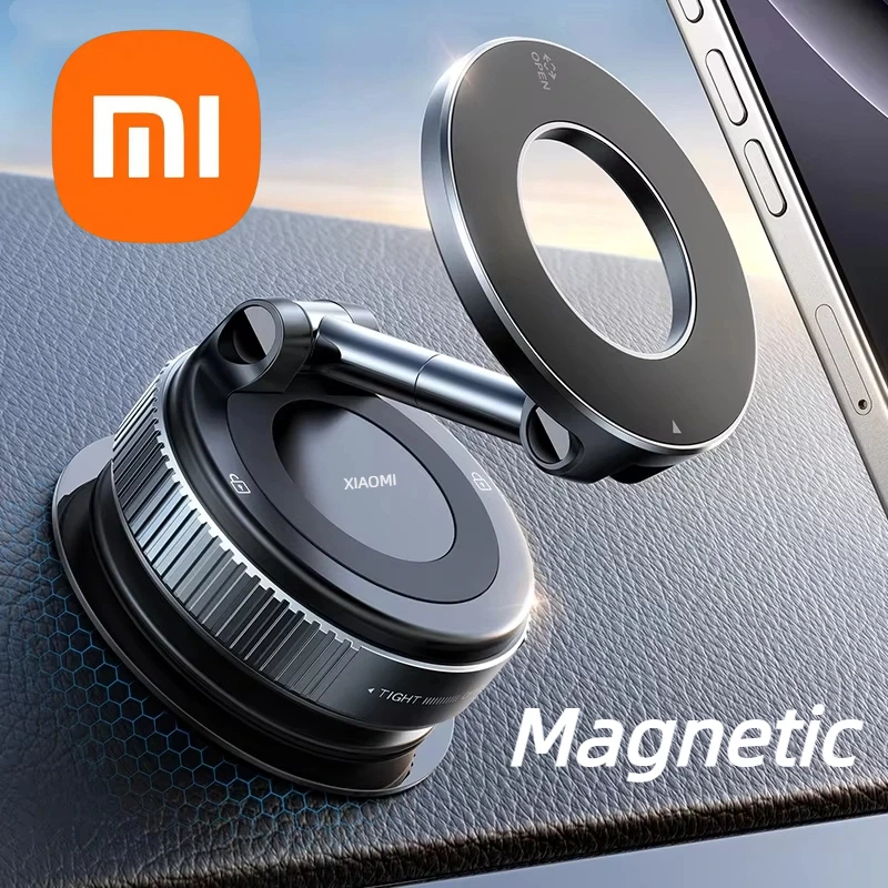 

Сверхсильный магнитный держатель для телефона Xiaomi, складной дизайн 360° ° Регулируемое вакуумное автомобильное крепление для автомобильного стола, держатель для телефона в ванной комнате