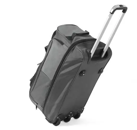 Men Large Capacity Trolley Bag Expandable Folding Carry On Trolley Bag Waterproof Oxford Travel Trolley Bag Rolling Luggage Bag