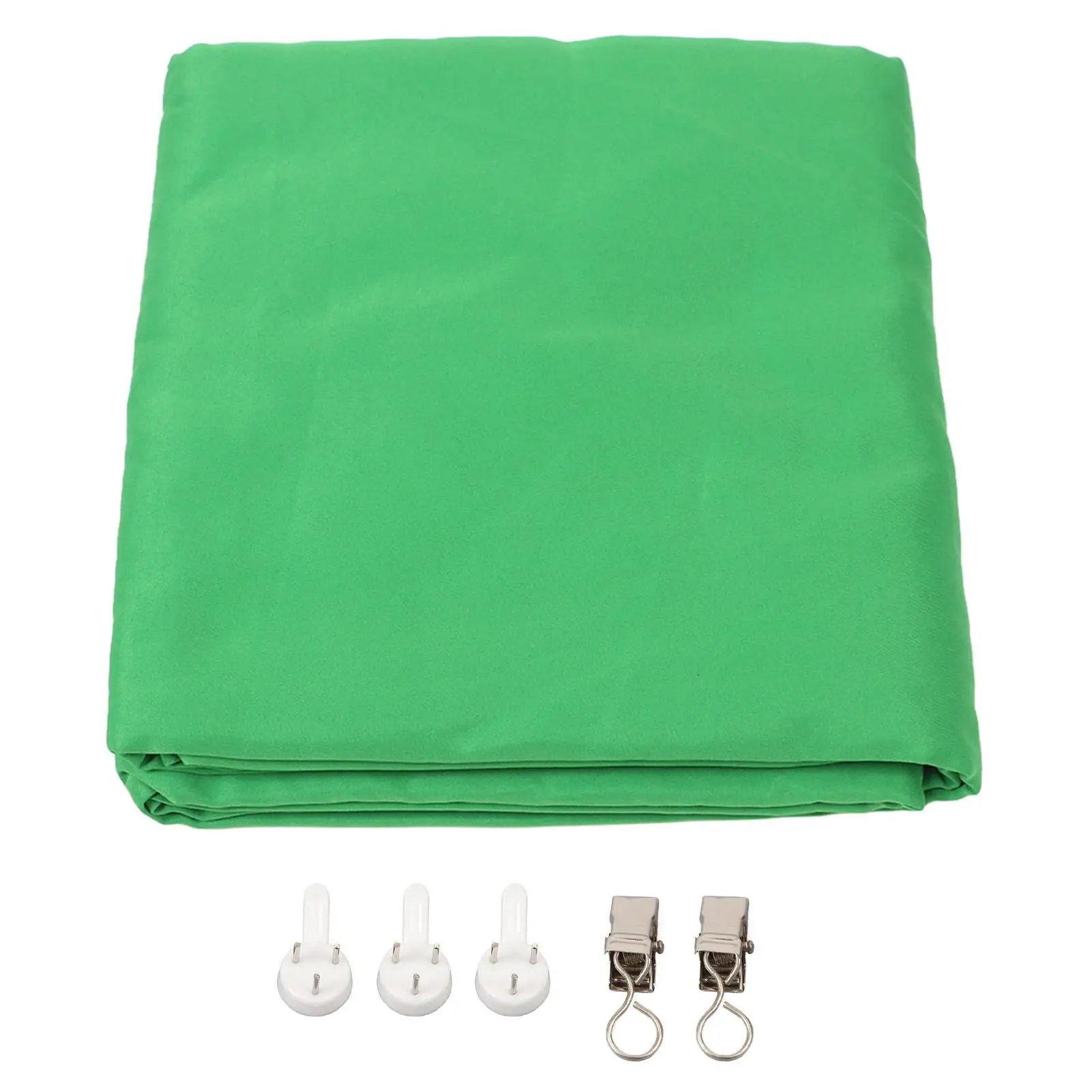 2x3m Green Screen Photography Backdrop | Thick, Washable & Wrinkle-Resistant for video Production