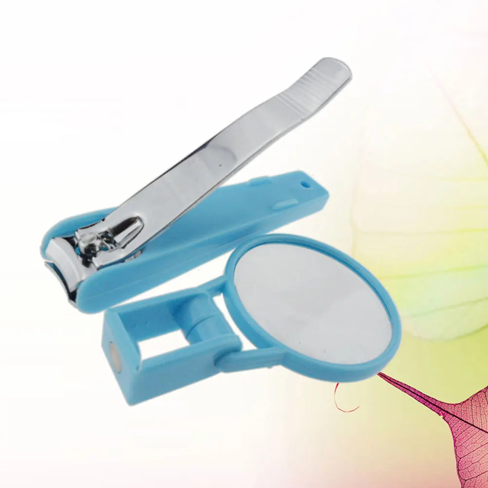 

Nail Clipper for Baby Magnifier Included Safe Stainless Steel Trimmer Newborn Infant Care Tool Comfortable Grip Easy to Use