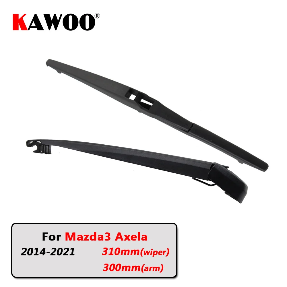 

KAWOO Car Rear Wiper Blade Blades Back Window Wipers Arm For Mazda 3 Axela Hatchback (2014-2021) 310mm Auto Windscreen Blade