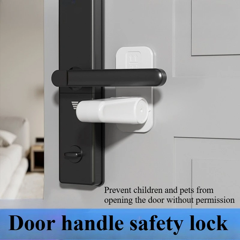 

Универсальный дверной замок с рычагом, детский защитный замок, вращающийся, профессиональный дверной клей, защитная защелка, многофункциональный