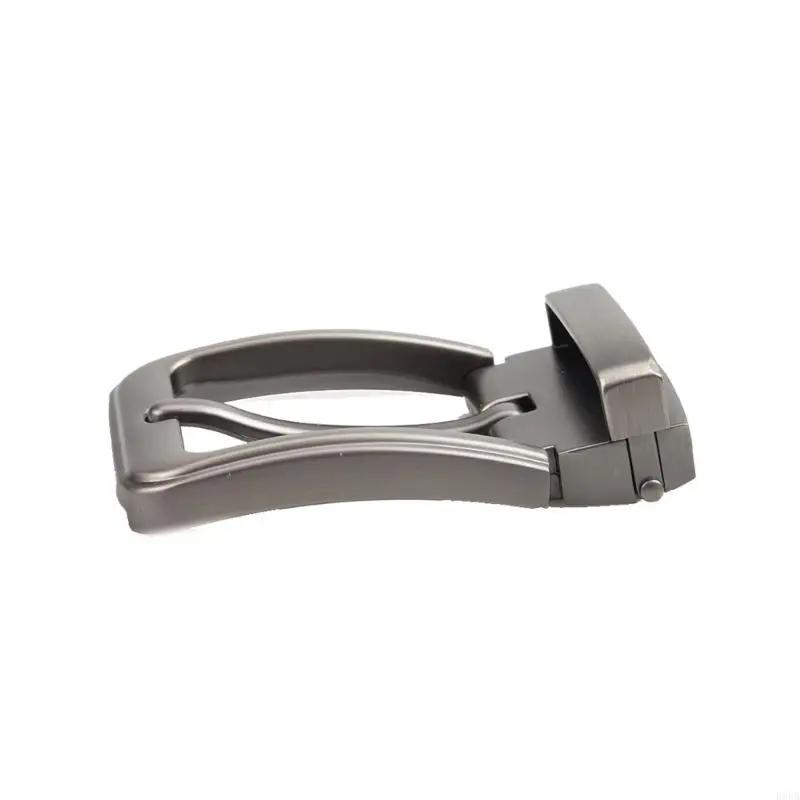 E56a เข็มขัดโลหะที่มีสไตล์หัวเข็มขัดบวมที่บอบบางหัวเข็มขัดคลาสสิกแบบคลาสสิกเดี่ยวสำหรับผู้ชาย