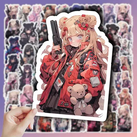 8 best sales anime tjej klistermärken - №2