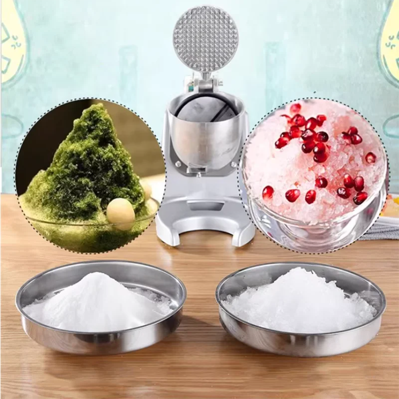 

Shaved Ice Machine Snow Cone Machine Portable Crusher And Shaved Ice Machine With Free Cube Trays
