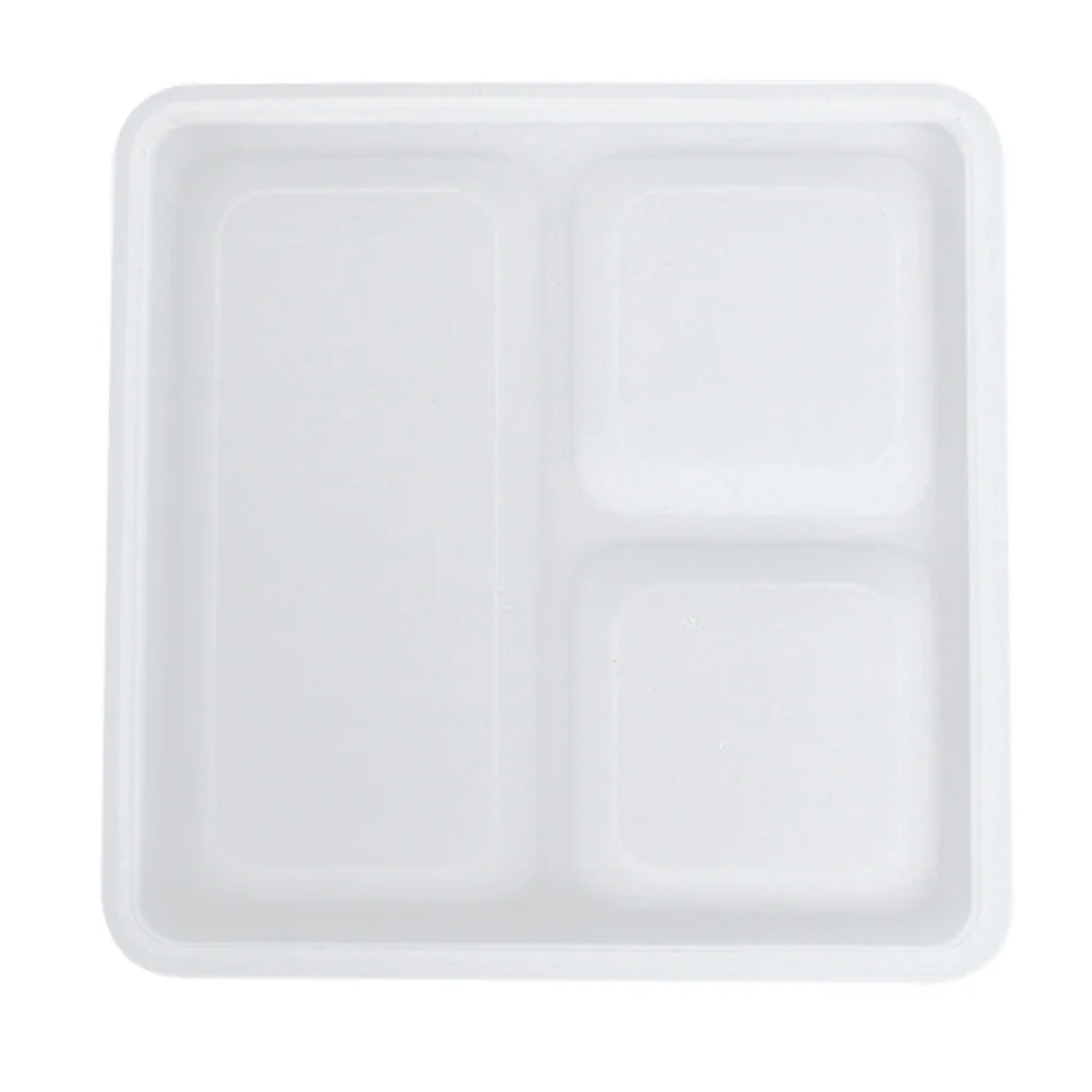 

Silicone Jewelry Storage Tray Mold White DIY Craft Tray Molds Flexible Easy Clean Practical Mold For Accessories