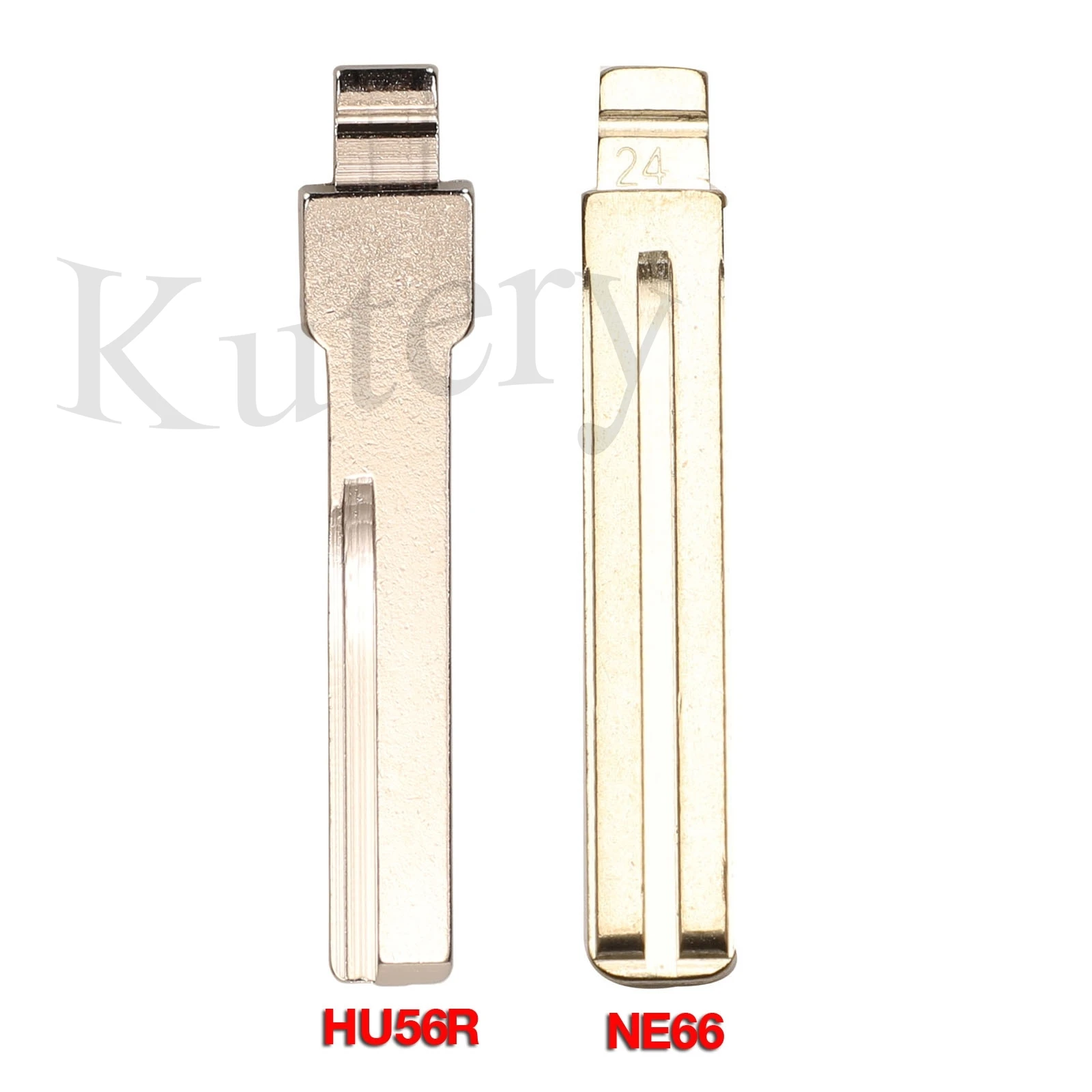 

jingyuqin Replace Remote Car Key Blank Blade Fob For Mercedes Benz Smart 454 Forfour For Mitsubishi Colt HU56R NE66 Key Blade