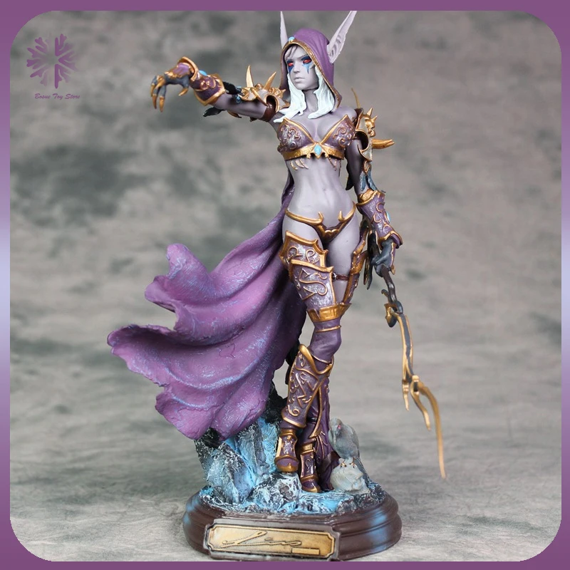 23cm World Of Warcraft Sylvanas Windrunner Action Figures Queen Of The Undead Pvc Model Doll Collection Ornaments Gift For Kids