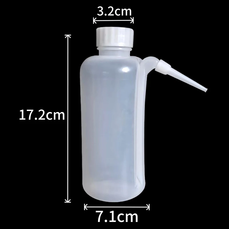 B*1PC 500ml Plastic Wash Bottle PE Squirt Bottles Washing Washed Containers Refillable Empty Safety  17.50X7.50X7.50cm