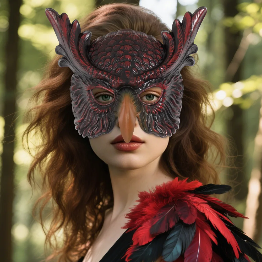 

Хэллоуин Карнавал Маска Совы Косплей Вечеринка Опора Унисекс Новый Фестиваль Костюм Аксессуар Тематическое Празднование Прибытие