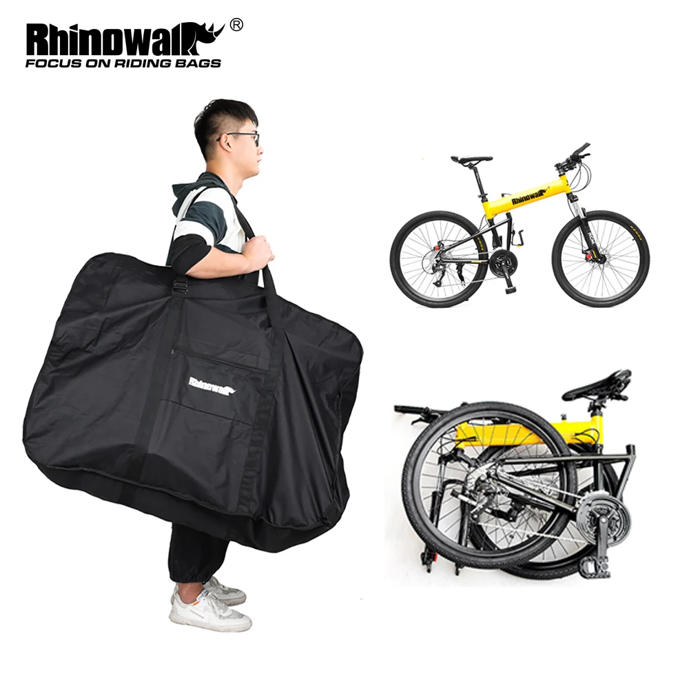 Rhinowalk 26 Inch Folding Bicycle Carry Bag Portable Cycling Bike Transport Case Travel Bycicle Accessories Bike Box