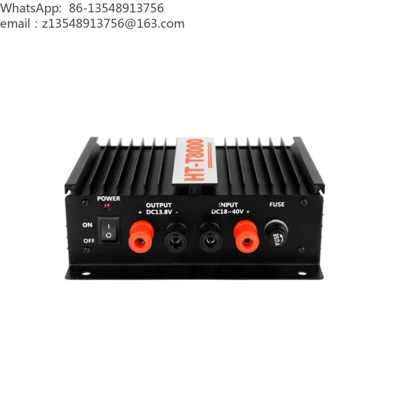 60A 24V to 13.8V DC Step Down Converter for Car Marine Radio High Frequency Platform Power Supply Regulator Waterproof