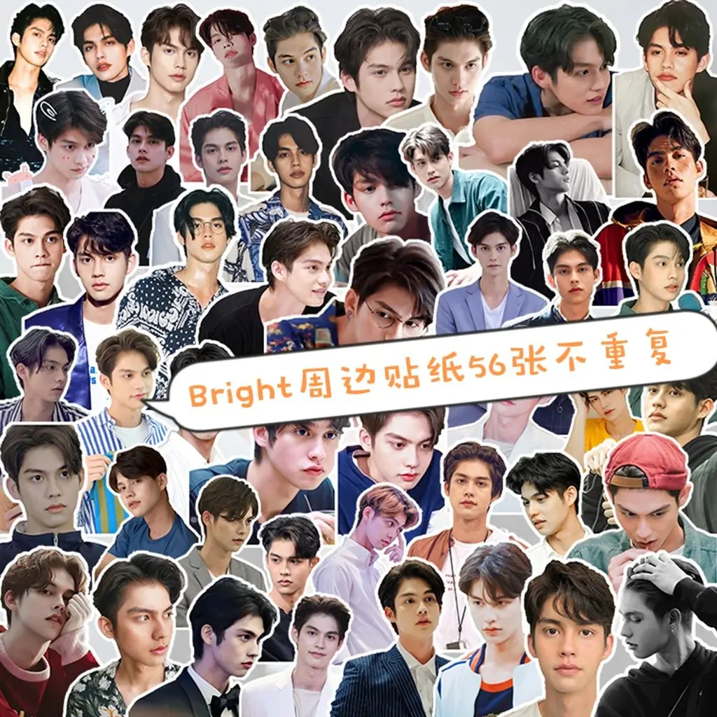 

56pcs New Thailand Stars Drama 2getherTheSeries Bright F4Thailand F4 Thailand thyme stickers Bright cute stickers gift