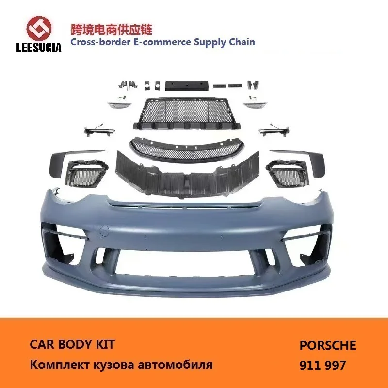 

LEESUGIA face-changing PP large surround kit is suitable for Porsche 911 997 modified and upgraded GT3 model