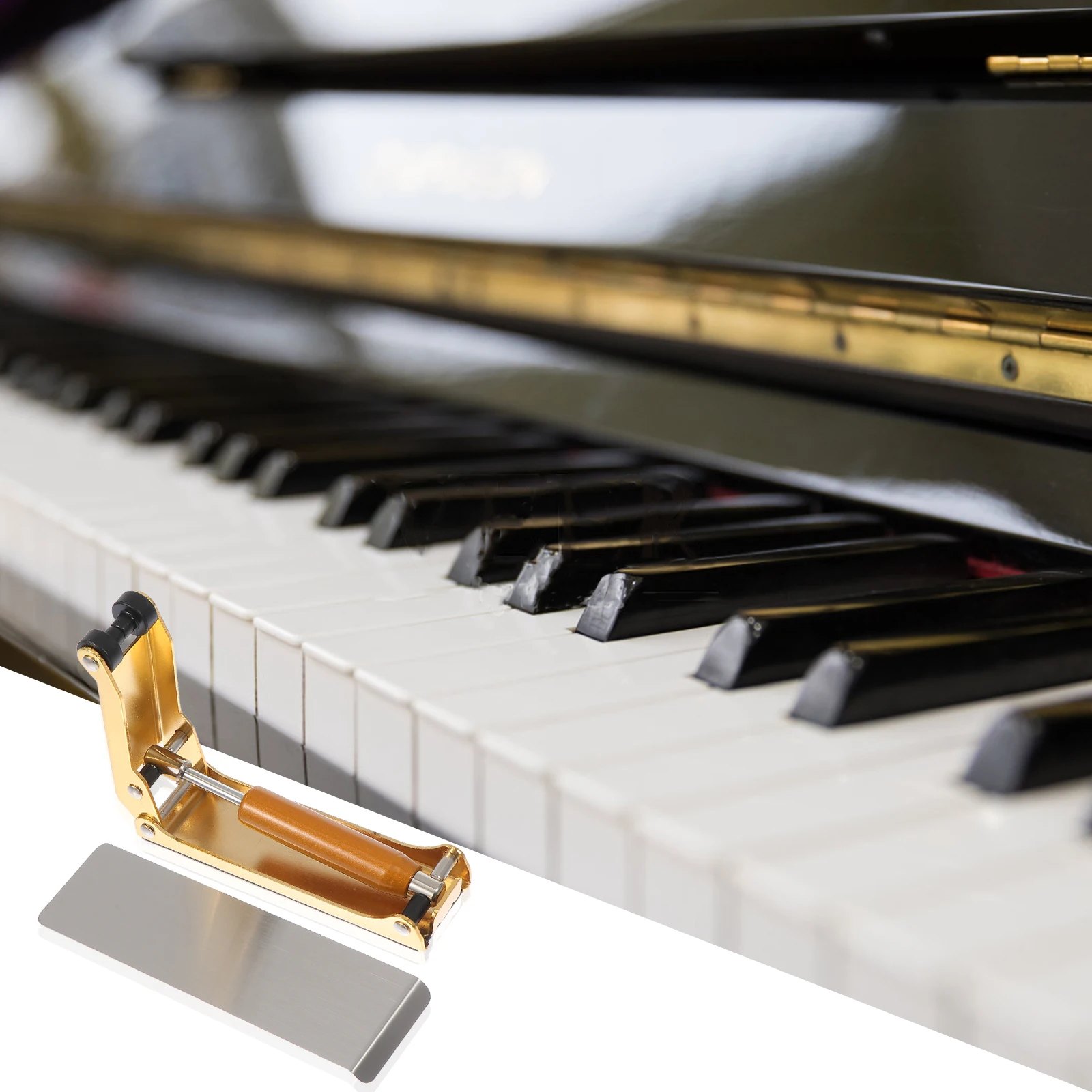 

1 pc Piano Cover Safety Buffer Device Anti-Pinch Keyboard Fallboard Decelerator Hydraulic Pressure Slow Closing Retarder Durable