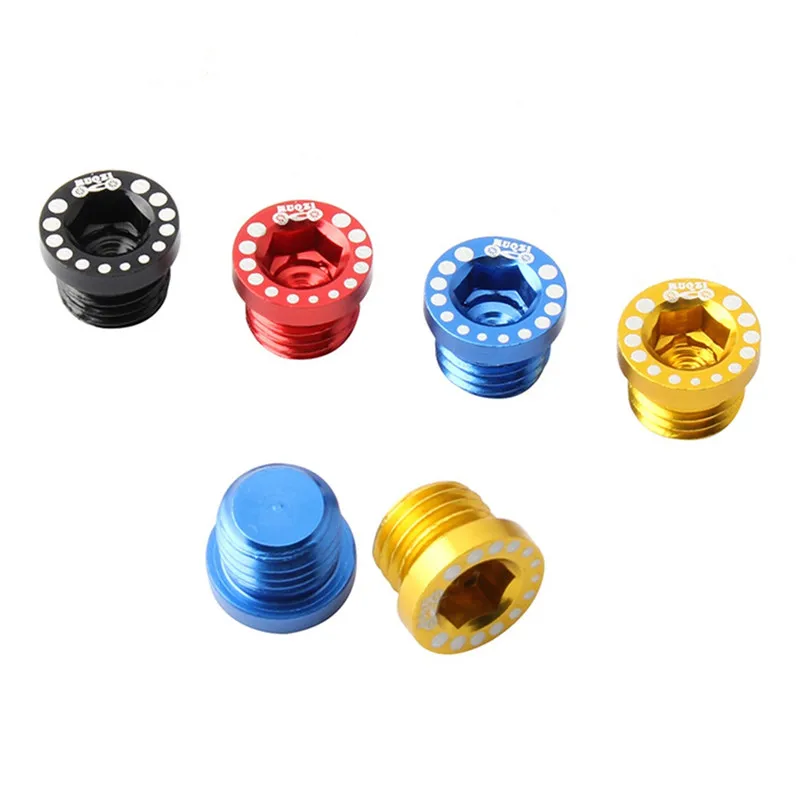 4PCS Mountain Bike Brake Screw Nut Aluminum Alloy V Brake Screw M10 Ultra-light Installation Head Cap Bolts Nuts Turn Buckle