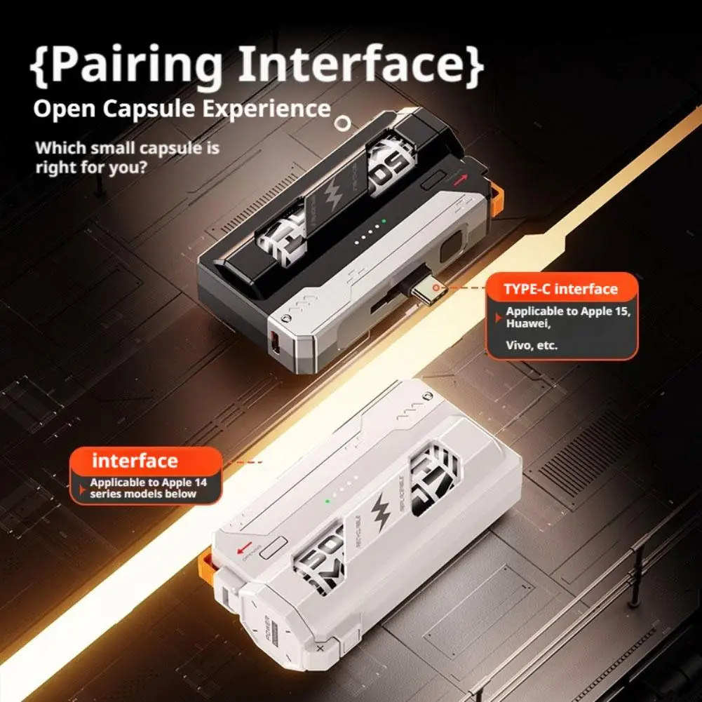 

PD20W DIY Power Bank Kit 22.5W No Battery 21700 Install No Welding TypeC/Lightning Phone Portable Fast Charging With Charge Case