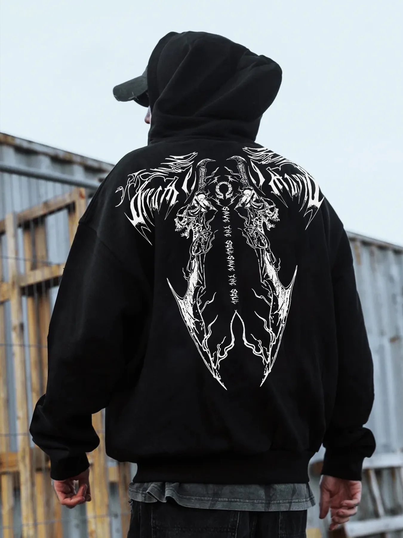 2026 Spring/Summer Best-selling Simple Casual Fashion-Style Comfortable Soft 3D Letter Pattern Printed Men's Hooded Sweatshirt