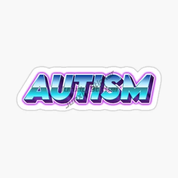 Autism Autistic Car Sticker Child with Autism Alert Responders Decal Awareness Car Helmet Trunk Wall Adhesive PVC Sticker