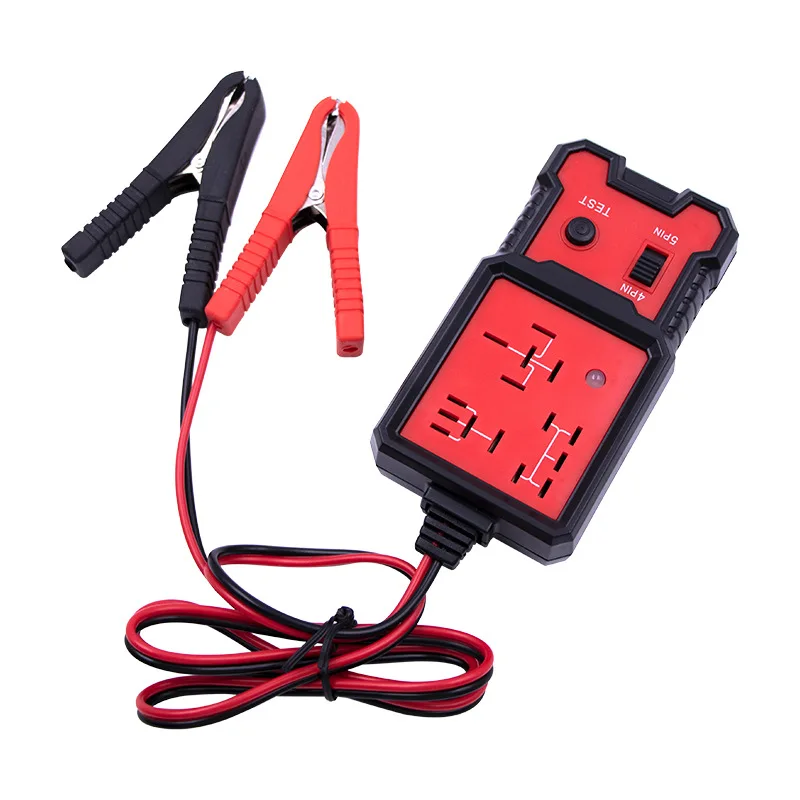 Universal 12V 24V Automotive Relay Tester LED Diagnostic Tool for Car Battery, Fuse & Voltage Check Quick Pin Detection