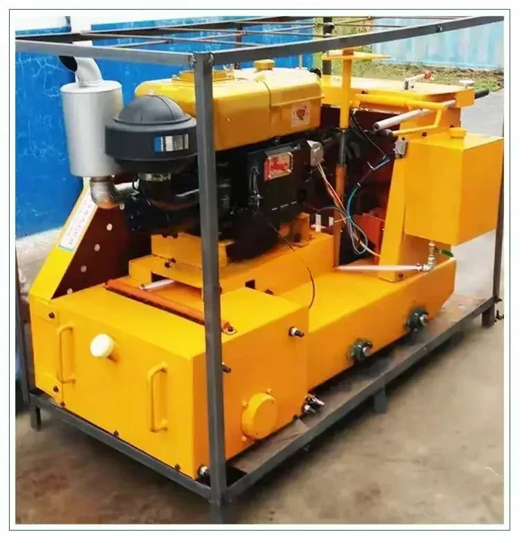 cross-border Manufacturer's Direct Sales    Engine Concrete Pavement Road Embossing Machine For Road Construction Who