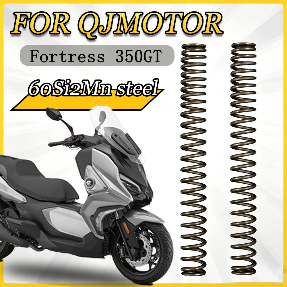 jsmt-for-qjmotor-fortress-350gt-motorcycle-modified-front-shock-absorber-reinforced-spring-front-fork-strengthen-spring-core