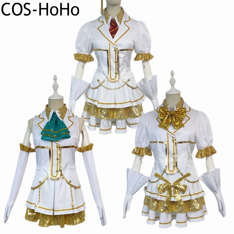 COS-HoHo Anime Lovelive! A-RISE Kira Tsubasa/Yuki Anju/All Erena Sweet Lovely SJ Uniform Cosplay Costume Halloween Party Outfit