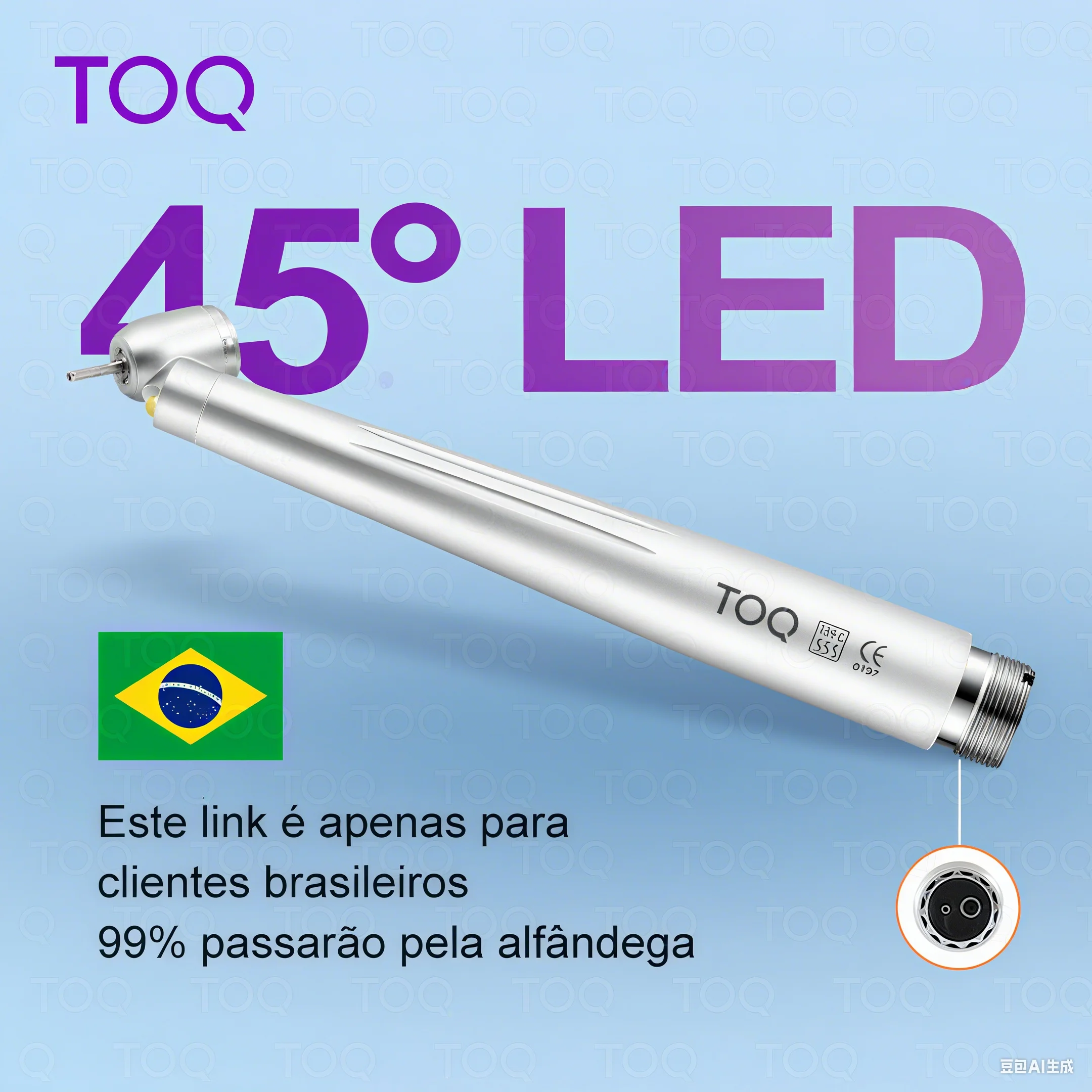 45 Degree Led Oral Pen