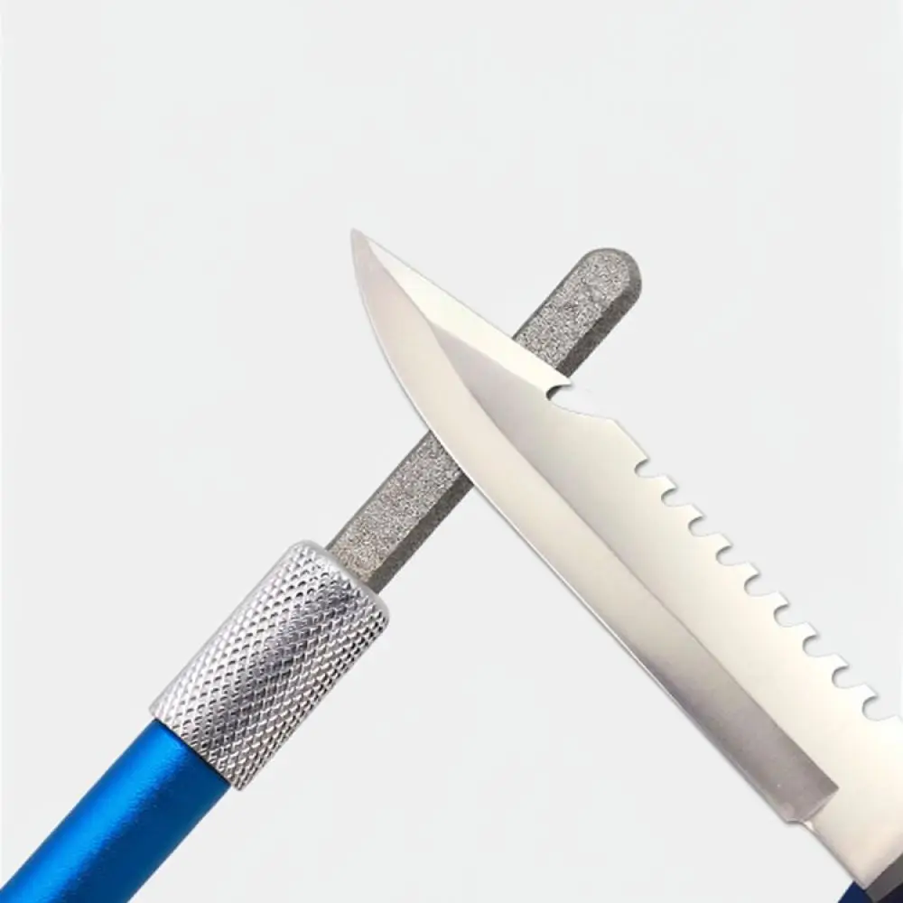 Diamond Coated Sharpener Pen Rod For QST EXPRESS Portable Outdoor Camping Kitchen Blade Edge Honing Repair Tool
