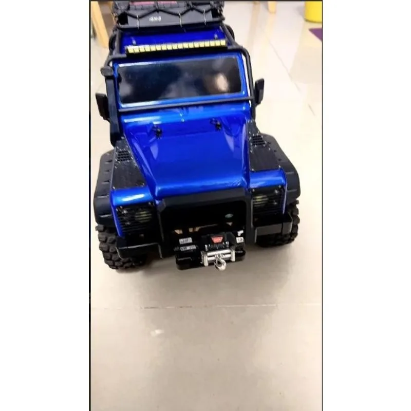Classic Metal Front Bumper for 1/10 TRAXXAS TRX4 RC Crawler,Only Fits Square Bumper Mount, Improves Approach Angle Upgrade Parts