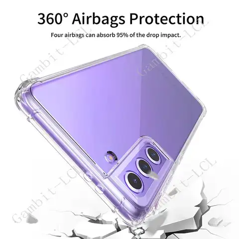 Anti-Falling Soft TPU Case For Samsung Galaxy A13 4G 5G A33 A53 A73 A72 A12 A22 A22s A32 A52 A52S A03 Core Clear Protector Cover