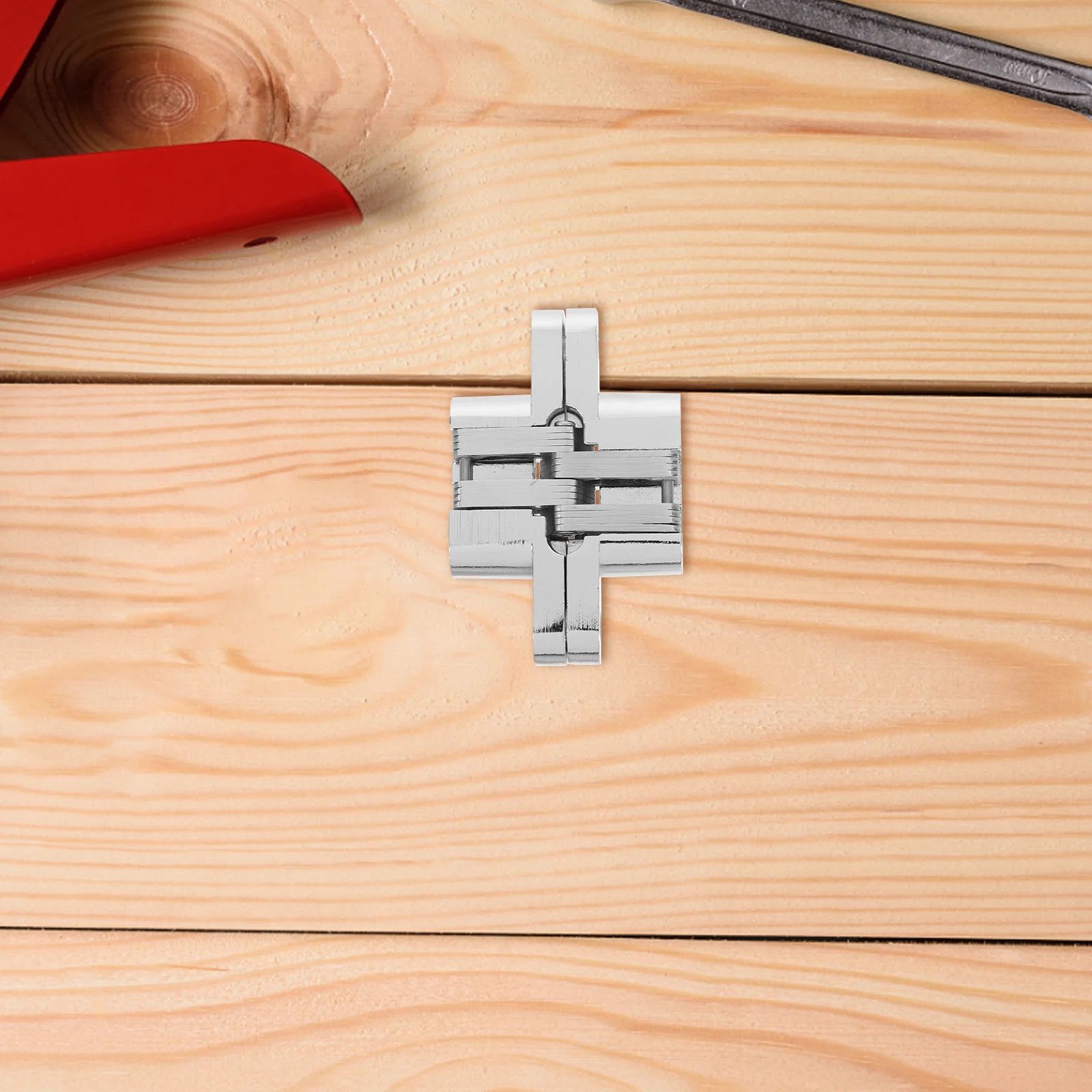 

Folding Door Heavy Duty Invisible Cross Hidden Hinge Concealed Cabinet Hinge Foldable Silent Easy Installation