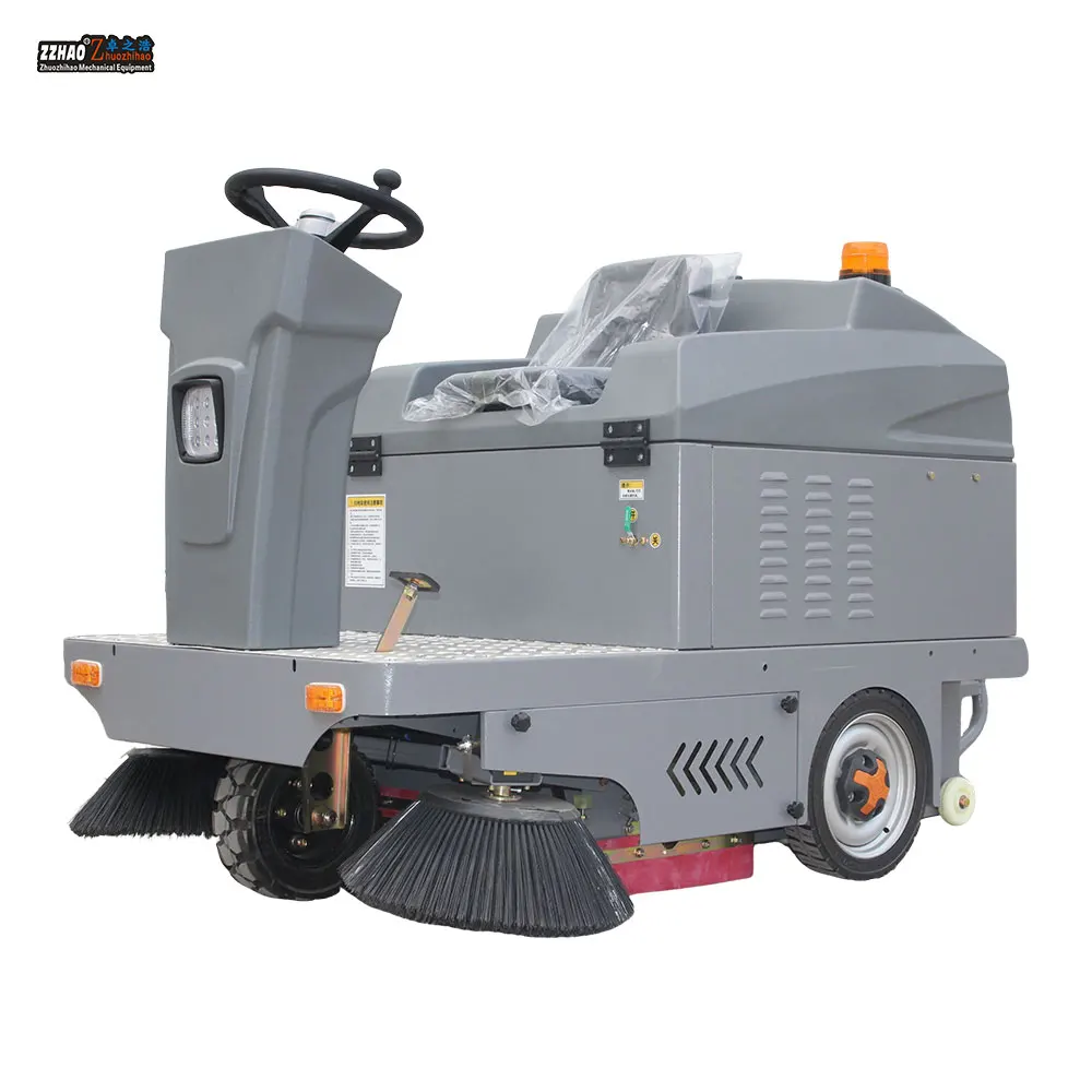 

48V Industrial Factory Price Mini Sweeping Width 1400mm Small Ride on Street Sweeper Car Floor Sweeper Cleaning Machine
