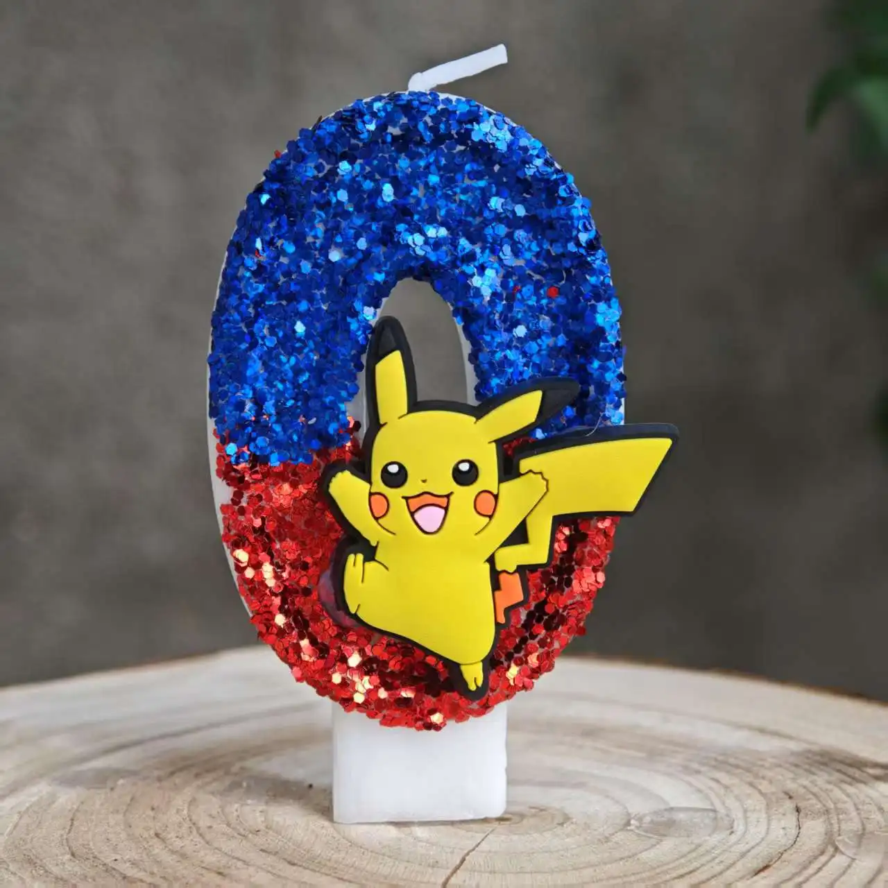 Kawaii Pokemon Themed Birthday  Candle Anime Cartoon Cake Topper Ornament For Kids Birthday Party Celebration  Decor Supplies view 2
