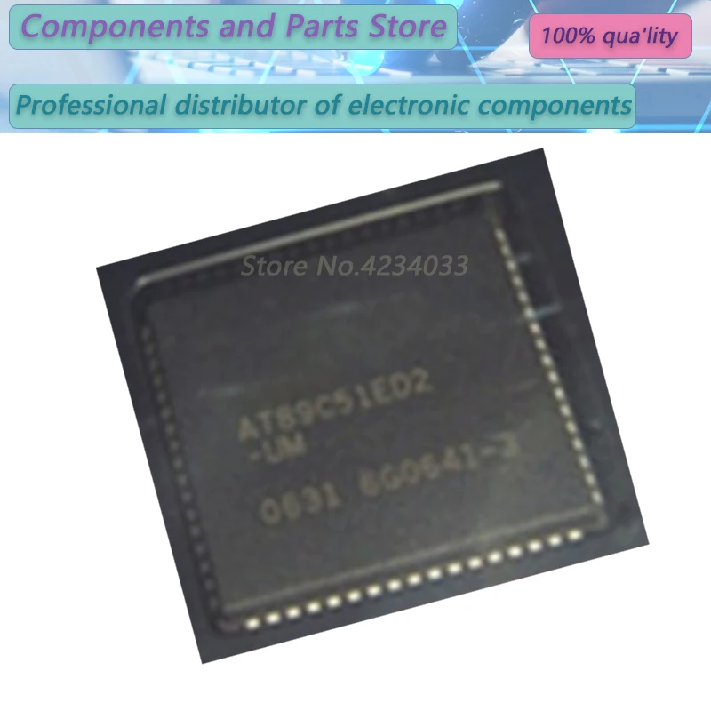 

1 шт. AT89C51ED2-SMSUM AT89C51ED2-SMS AT89C51ED2-S PLCC68 НОВЫЙ100% AT89C51ED2-SMSUM