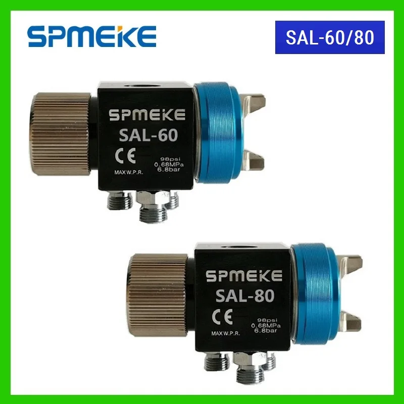 

SPMEKE SAL-60 Mini Automatic Spray Gun Simplified Low-Pressure Spray Gun Professional High-Capacity SAL-80 Painting Gun