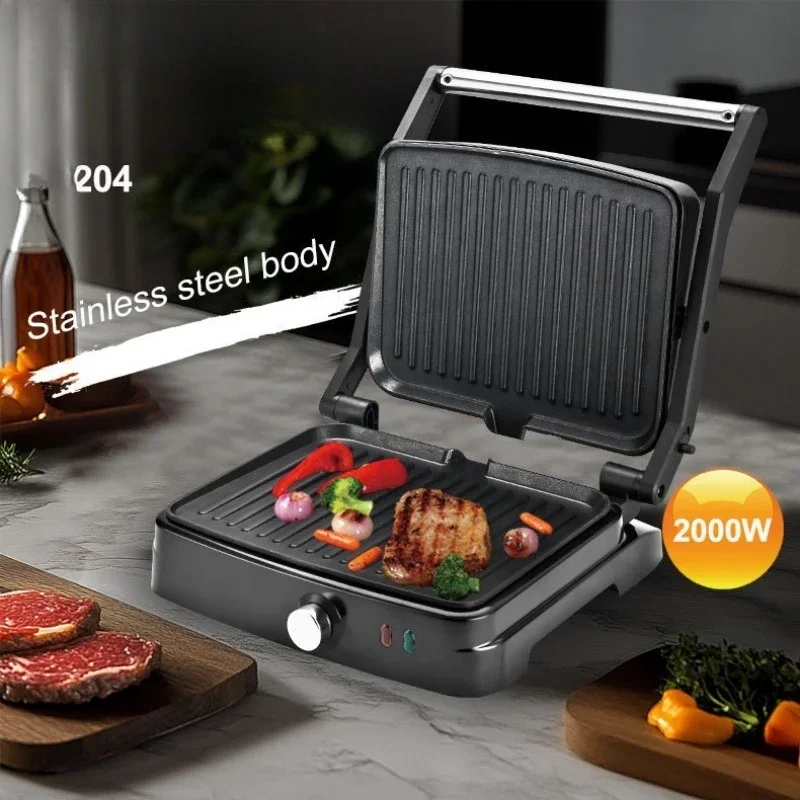 4 sets of 204 model four in one electric grills, steak and breakfast machines, convenient and practicalGoods in stock