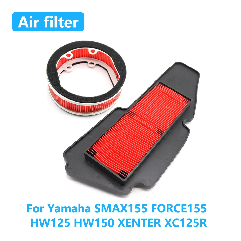 

For Yamaha SMAX155 FORCE155 HW125 HW150 XENTER XC125R Motorcycle Accessories Air Filter Engine Intake Cleaner Replacement